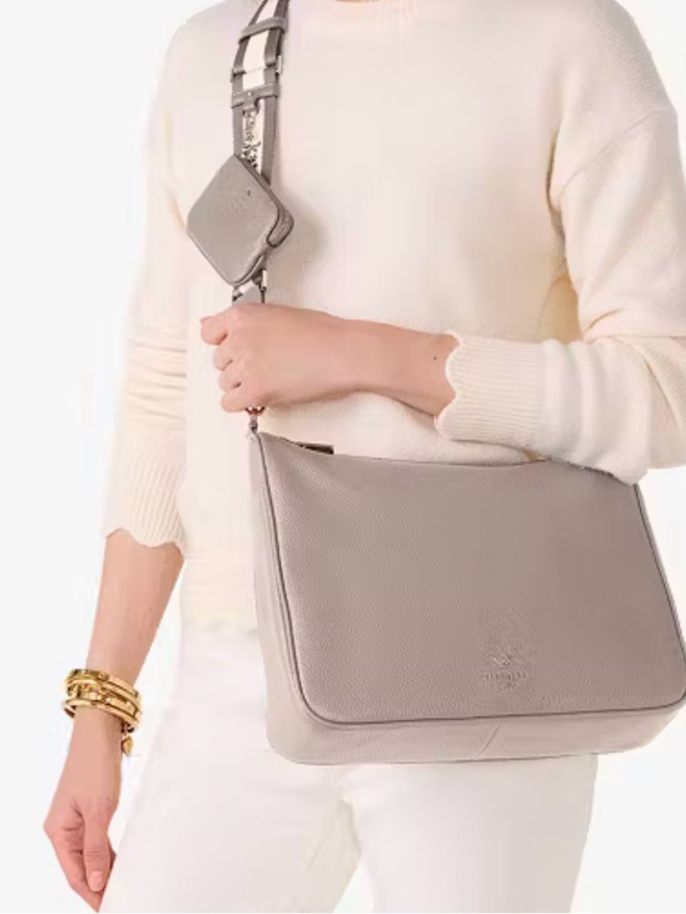 kate spade Emma Pebbled Leather Large Crossbody - Picture 3 of 10
